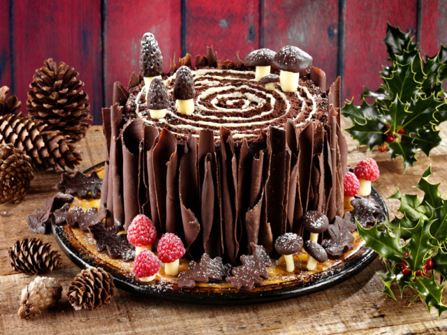 Christmas Log Cake Decoration Ideas Billingsblessingbags Org